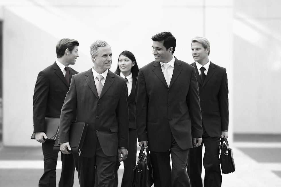 Business Team Walking