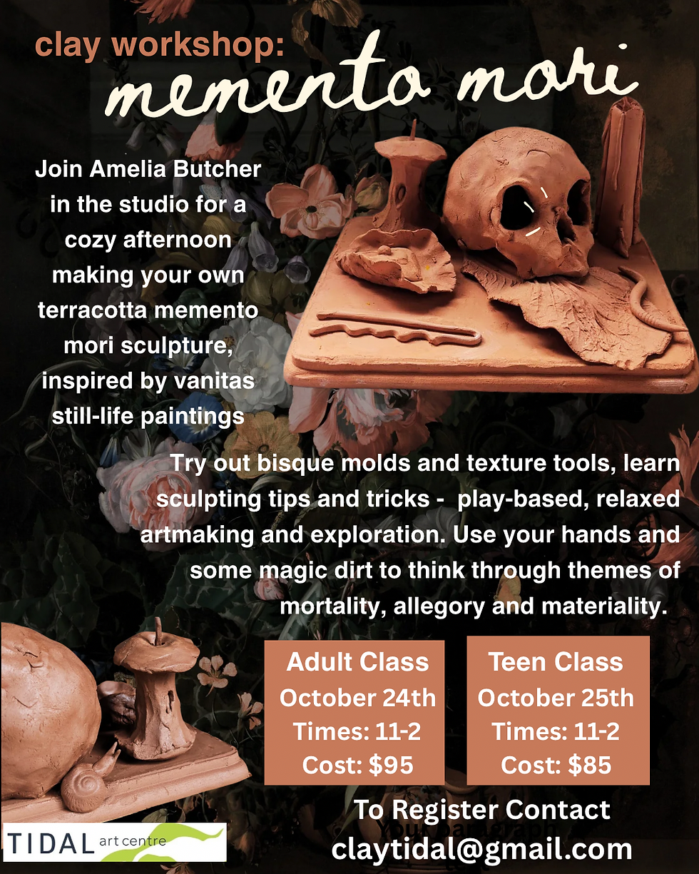 Terracotta Memento Mori Workshop with Amelia Butcher 