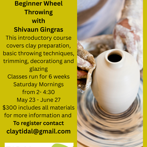 Beginner Wheel Throwing with Shivaun Gingras