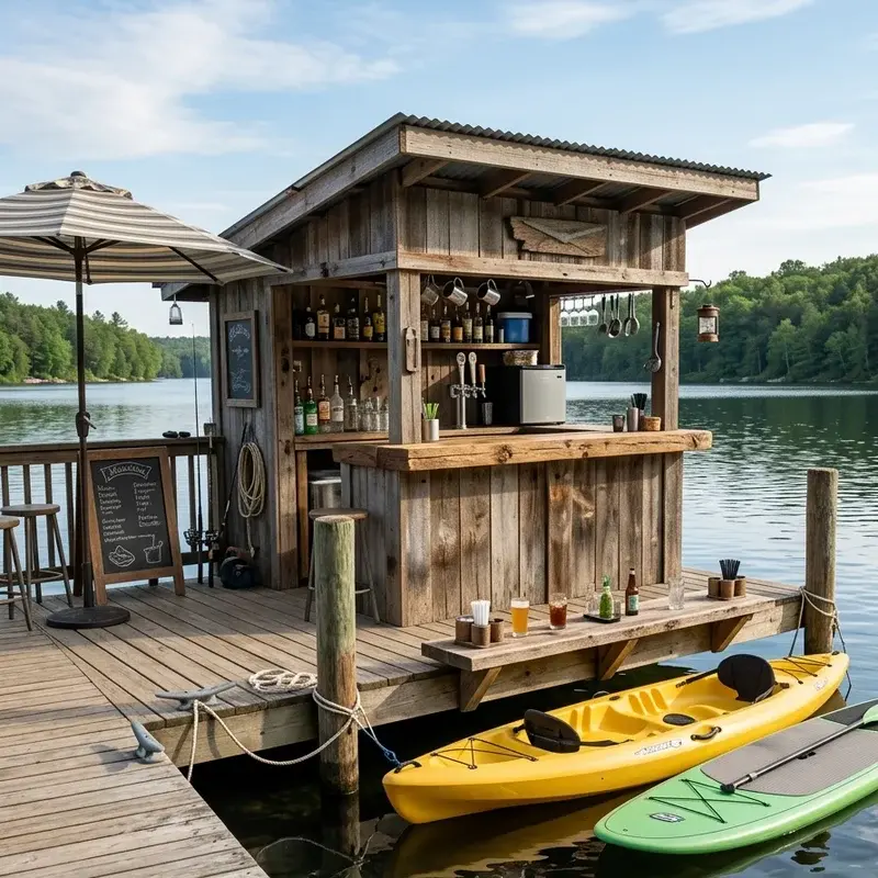 Boat Dock Bar Ideas