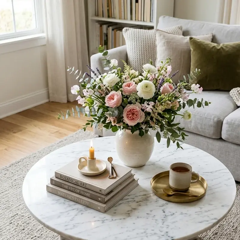 Marble Coffee Table Decor Ideas