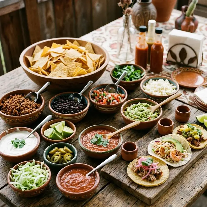 Taco and Nacho Bar Ideas