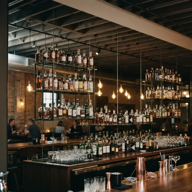 Back Bar Mirror Ideas