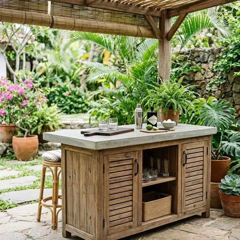 Outdoor Bar Cabinet Ideas