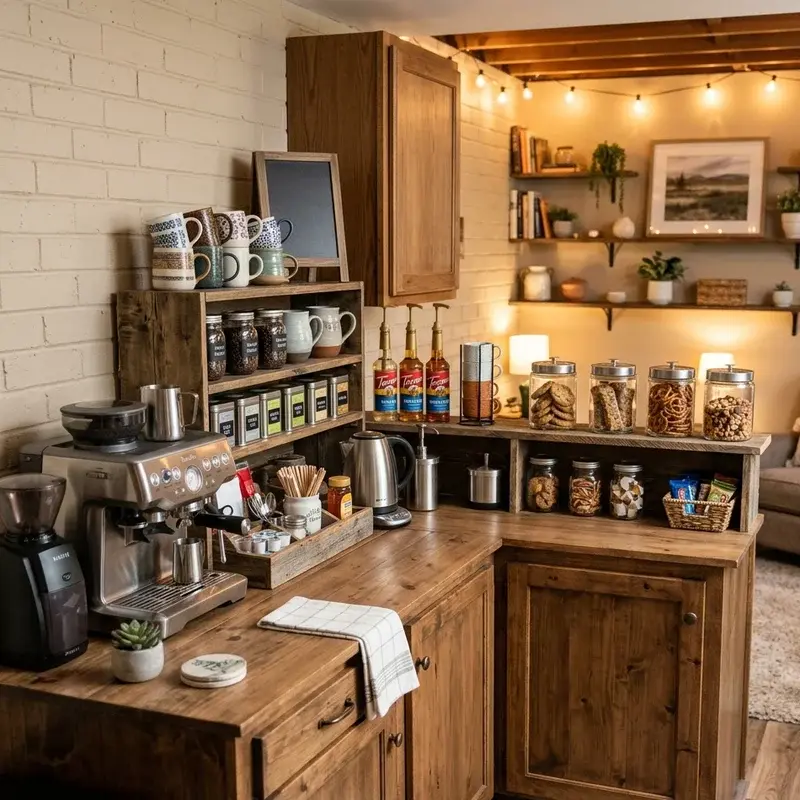 Basement Snack Bar Ideas