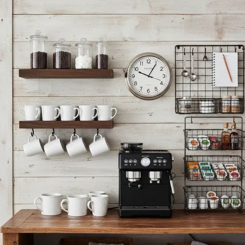 Coffee Bar Wall Decor Ideas