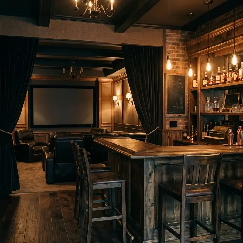 Home Theater Bar Ideas