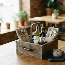 Restaurant Table Caddy Ideas