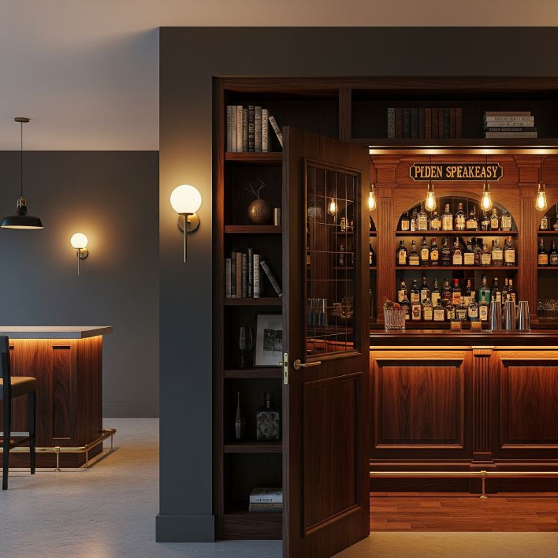 Modern Basement Bar Ideas