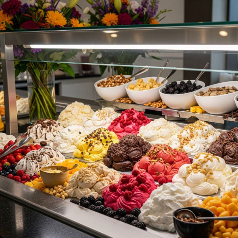 Buffet Ice Cream Bar Ideas