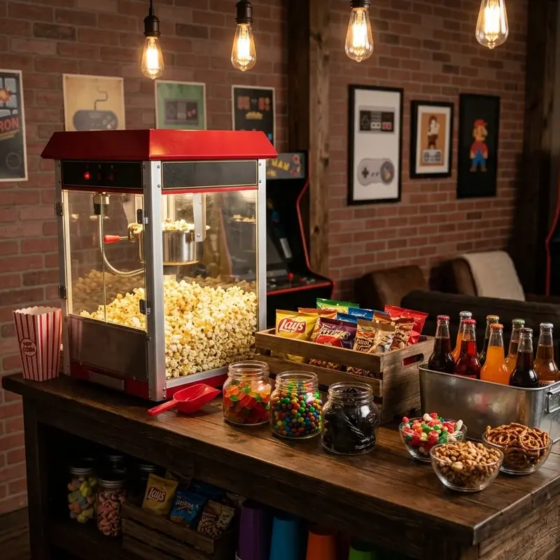 Game Room Snack Bar Ideas