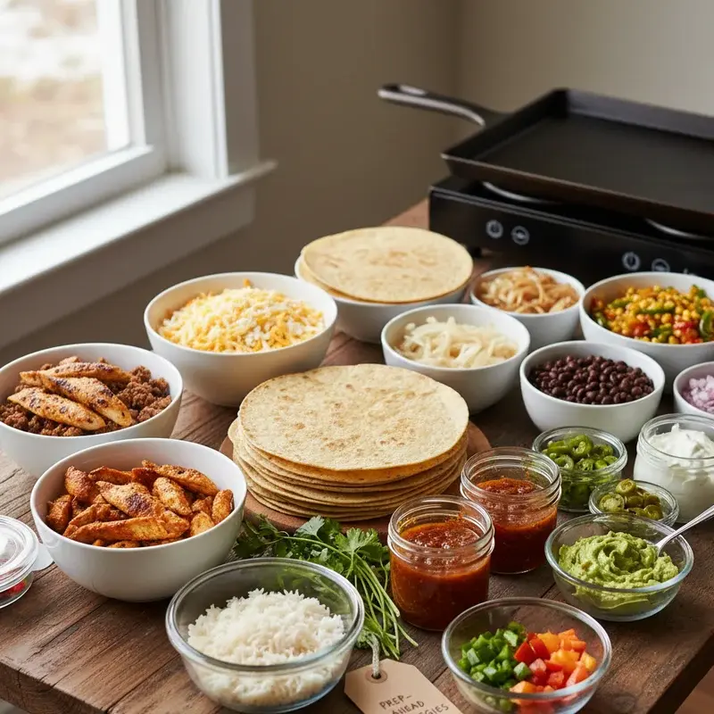 Quesadilla Bar Ideas