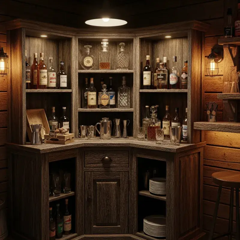 Small Rustic Bar Ideas