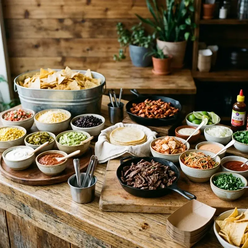 Taco and Nacho Bar Ideas