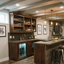 Wet Bar in Basement Ideas