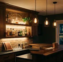 Wet Bar Lighting Ideas