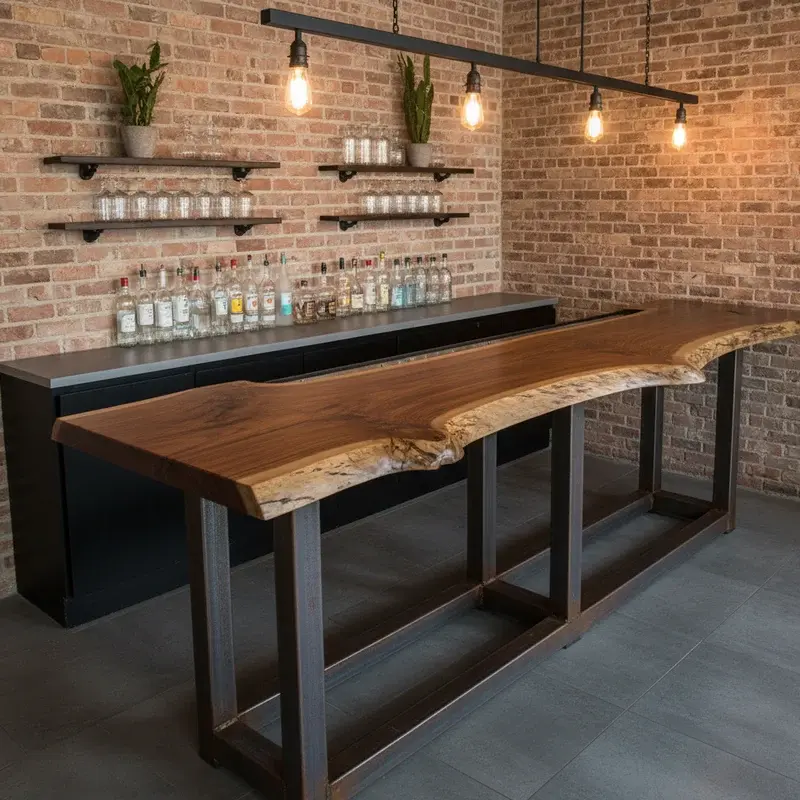 Live Edge Bar Ideas