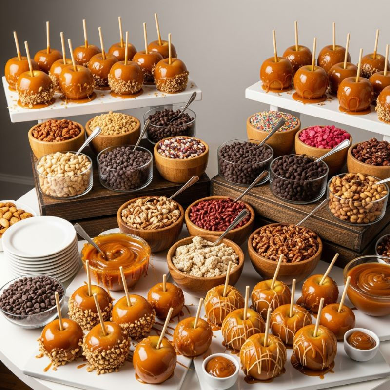 Caramel Apple Bar Ideas
