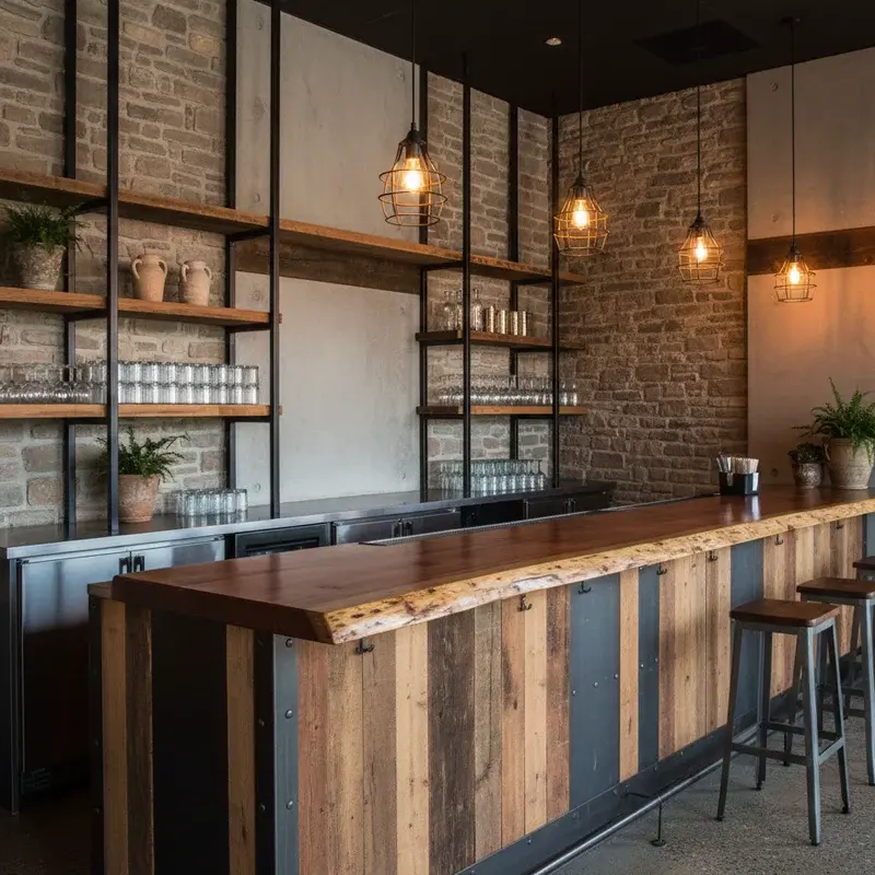 Modern Rustic Bar Ideas