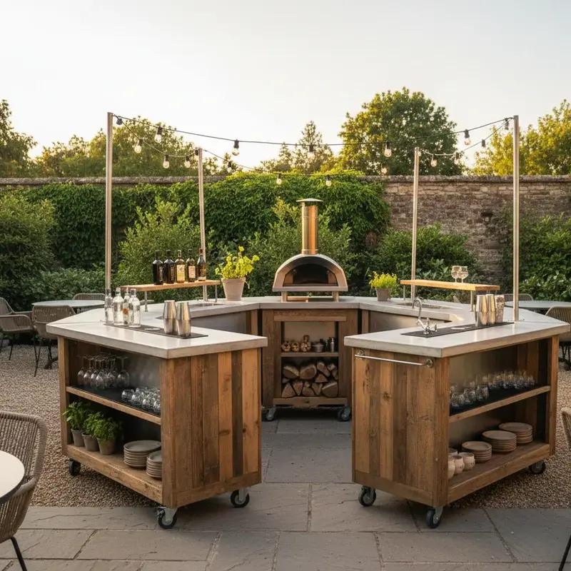 Mobile Bar Set Up Ideas