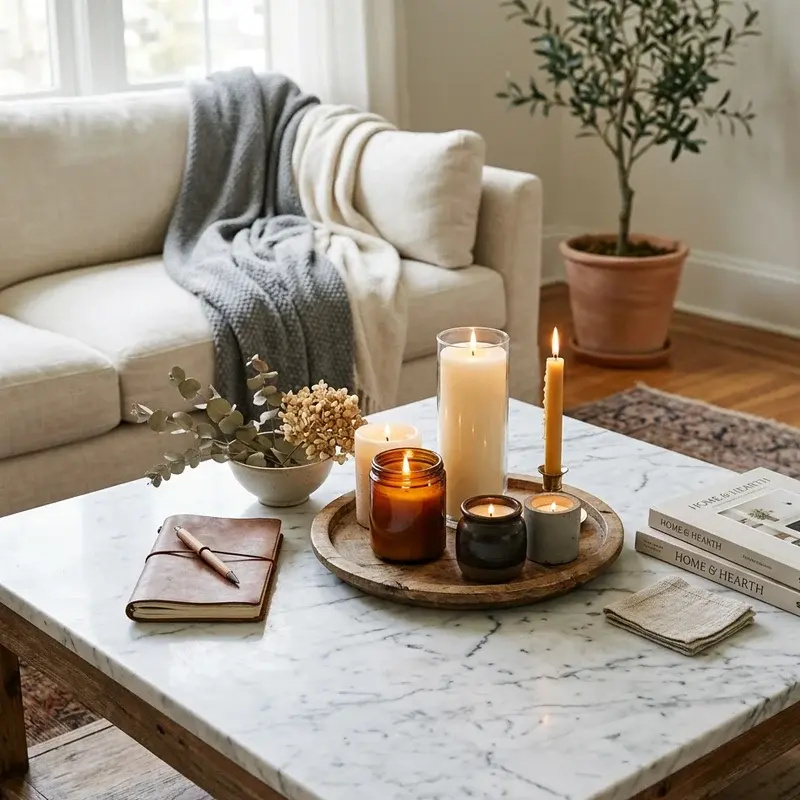 Marble Coffee Table Decor Ideas