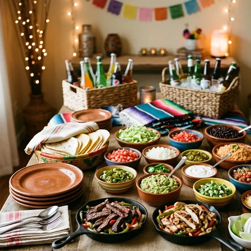 Party Fajita Bar Ideas