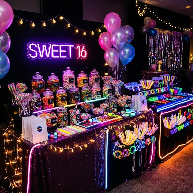 Sweet 16 Candy Bar Ideas