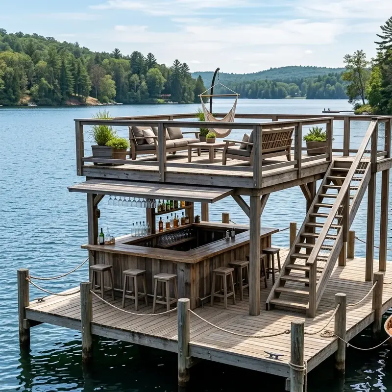 Boat Dock Bar Ideas