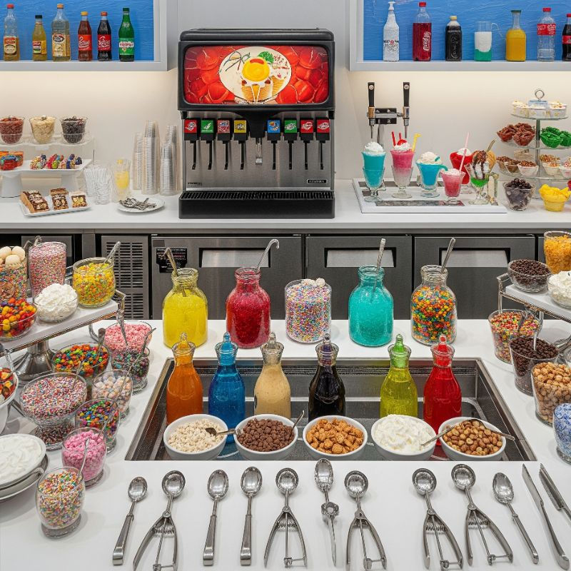 Buffet Ice Cream Bar Ideas