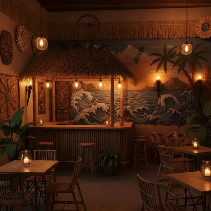 Indoor Tiki Bar Ideas