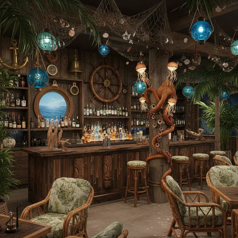 Indoor Tiki Bar Ideas