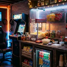 Game Room Snack Bar Ideas