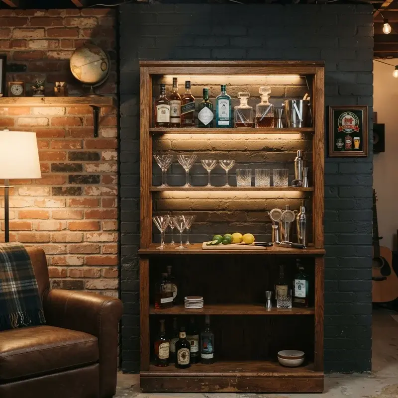 Man Cave Mini Bar Ideas