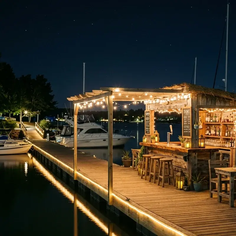 Boat Dock Bar Ideas