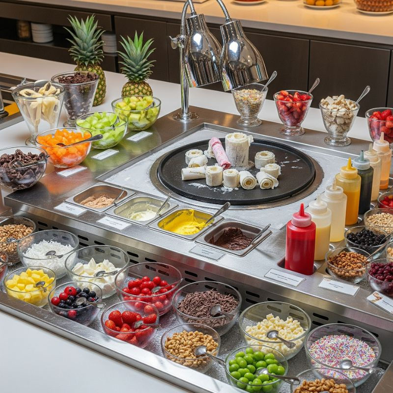 Buffet Ice Cream Bar Ideas