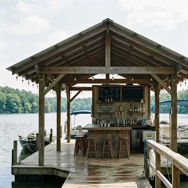 Boat Dock Bar Ideas