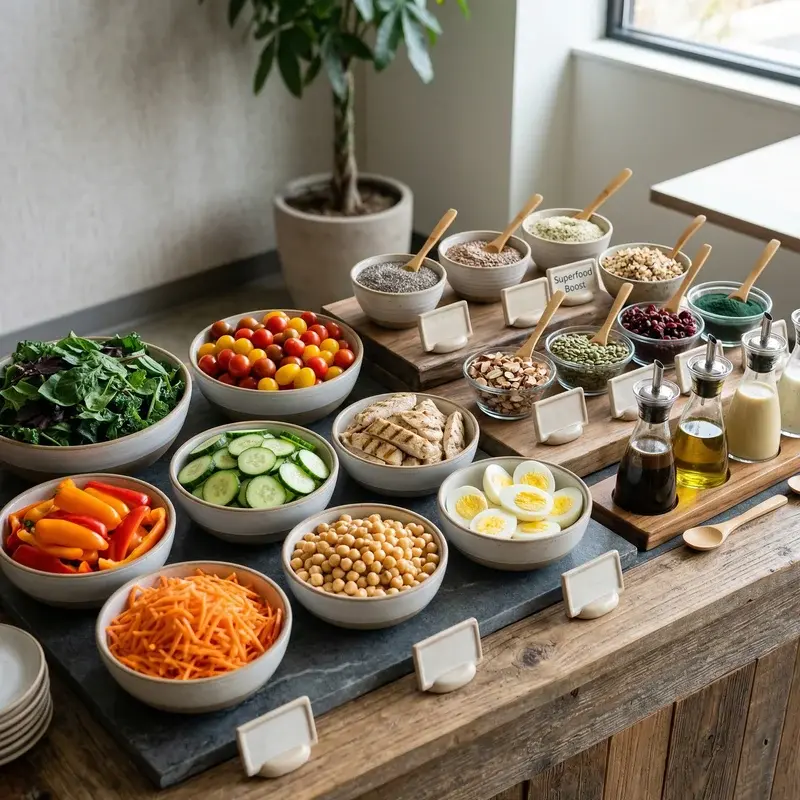 Salad Bar Ideas for Work
