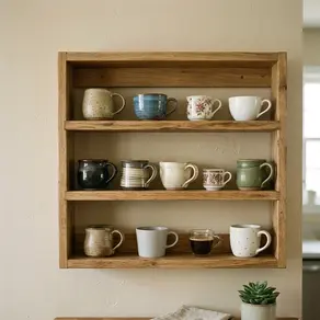 Coffee Cup Shelf Ideas