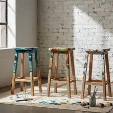 Painting Bar Stools Ideas