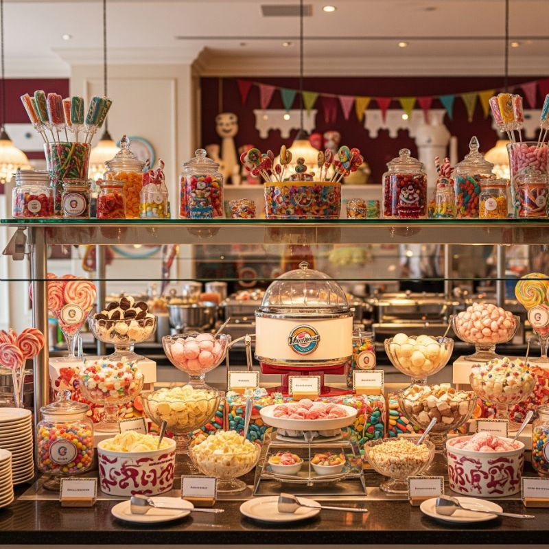 Buffet Ice Cream Bar Ideas