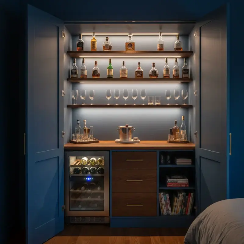 Closet Dry Bar Ideas