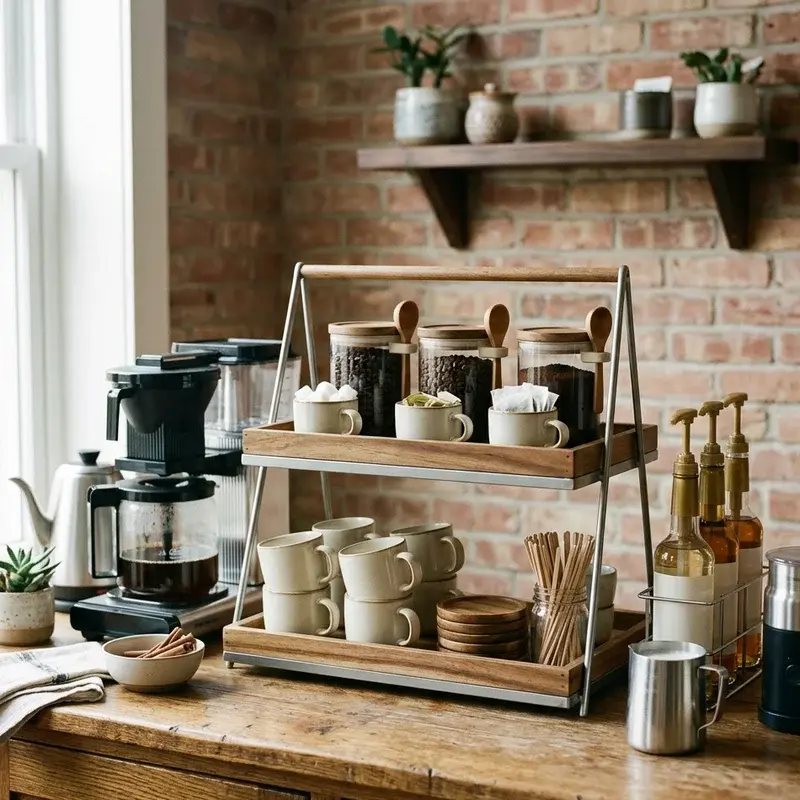 Coffee Bar Buffet Ideas