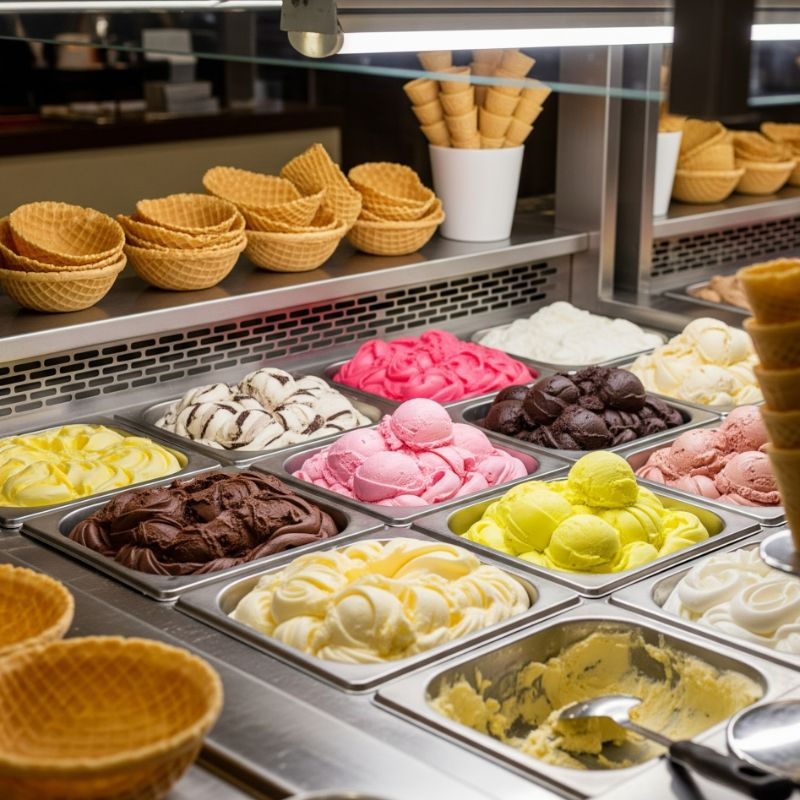 Buffet Ice Cream Bar Ideas