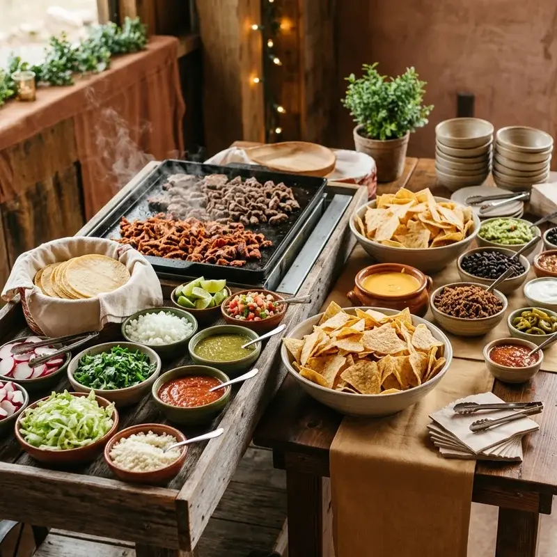 Taco and Nacho Bar Ideas