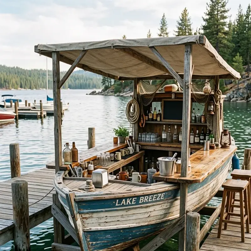 Boat Dock Bar Ideas