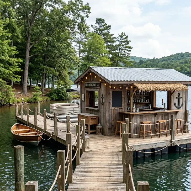 Boat Dock Bar Ideas