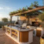 Outdoor Grill Bar Ideas