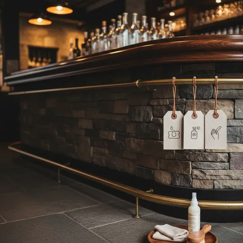 Wood Bar Foot Rail Ideas