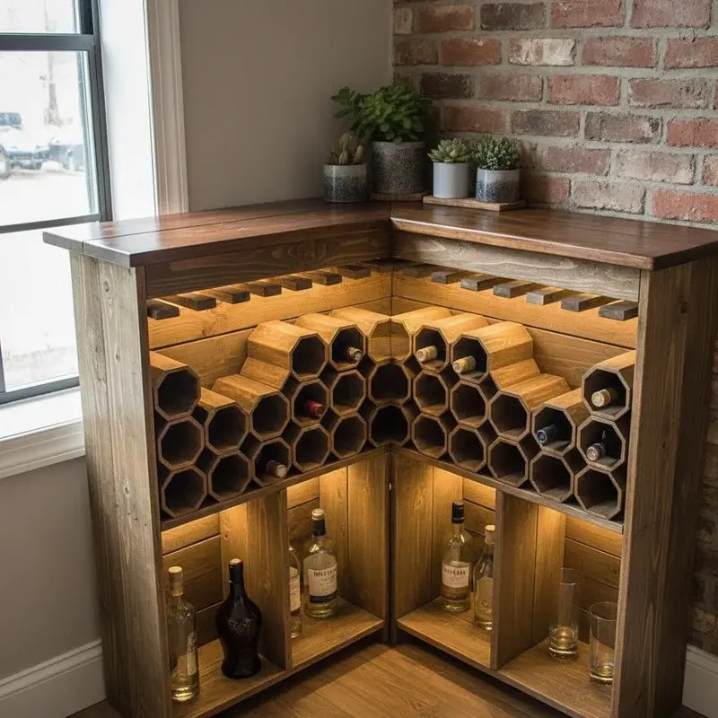 DIY Bar Cabinet Ideas