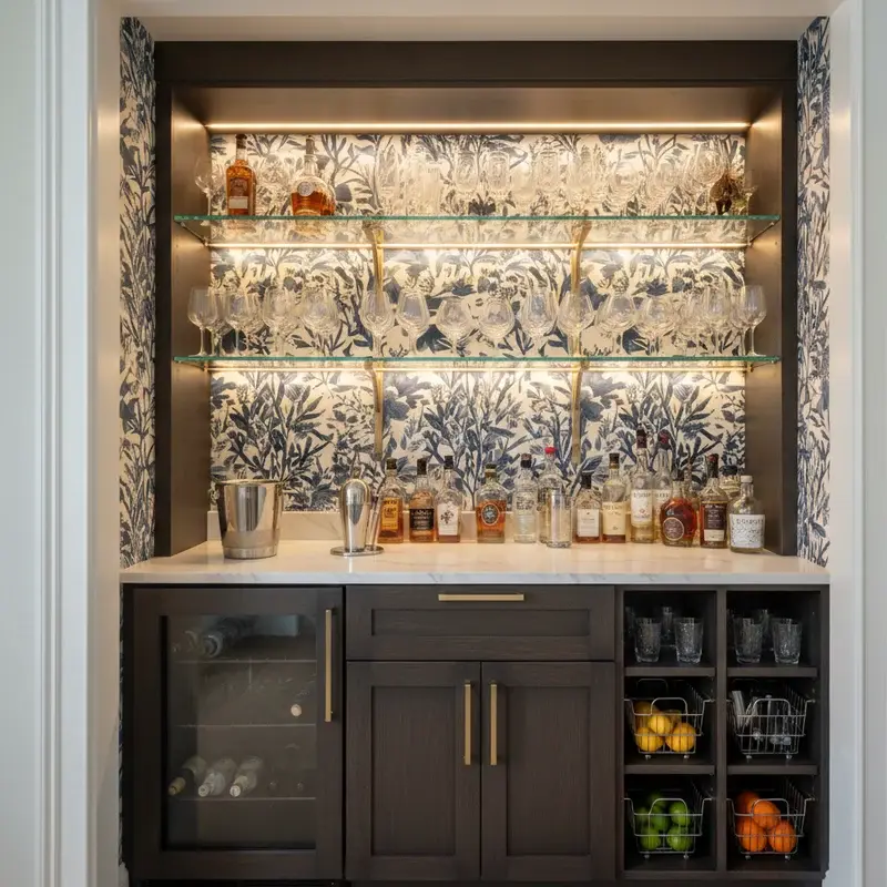 Closet Dry Bar Ideas